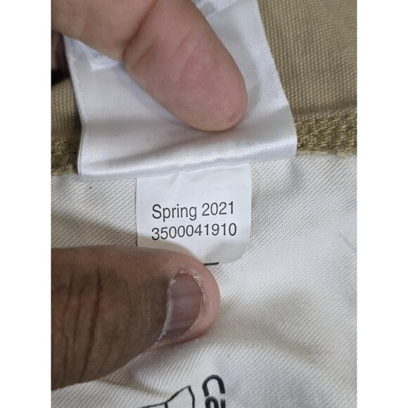 Carhartt Pants Mens 38x34 Tan Rugged Flex Relaxed Fit Canvas Work Carpenter - Picture 7 of 10